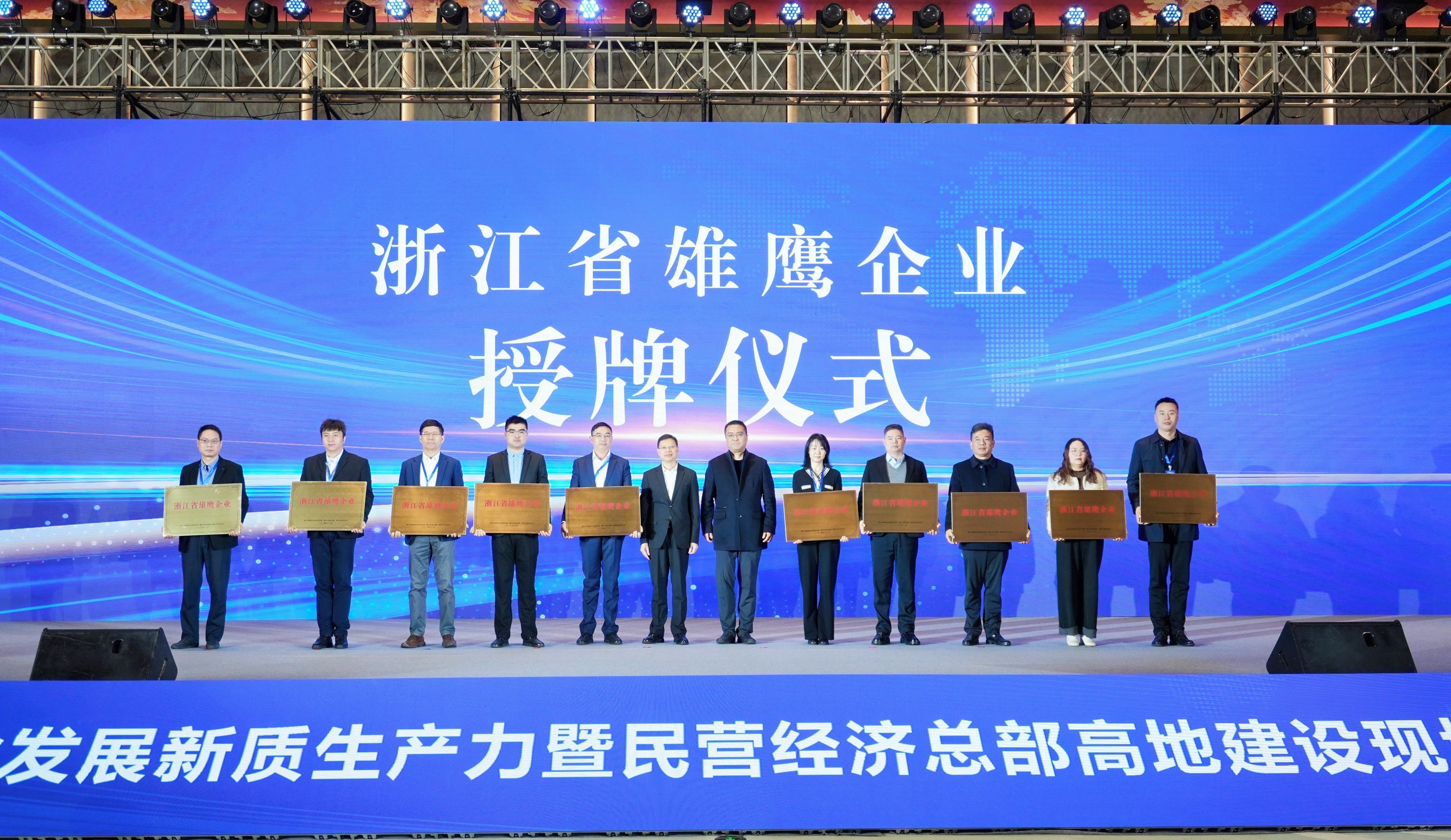 人生就是搏股份入选浙江省雄鹰企业名单