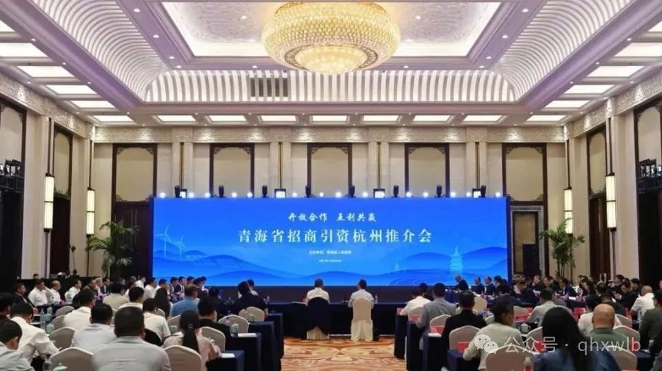 陈棋受邀参与青海省招商引资杭州推介会